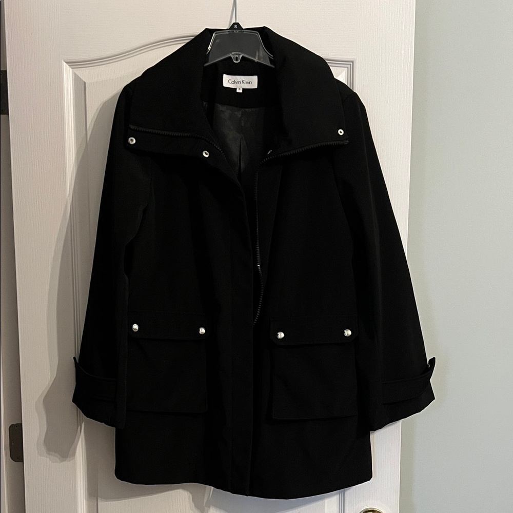 Calvin Klein Women's Utility Jacket in Black